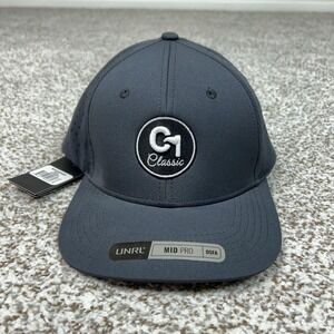 UNRL Hat Cap Snap Back Mens One Size Gray C1 Classic Mid Pro Athletic Sport Golf